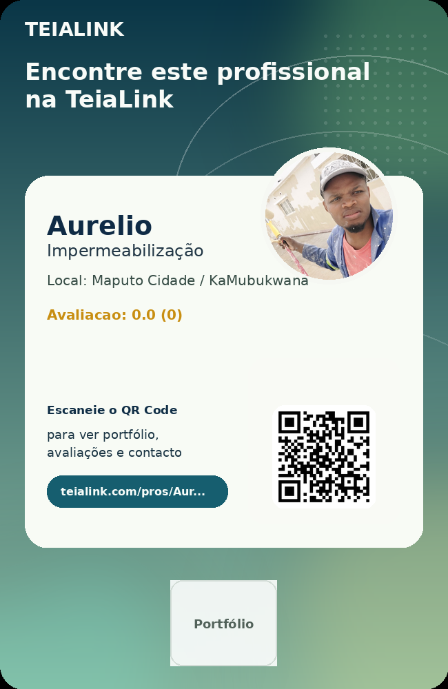 Cartão frente de Aurelio