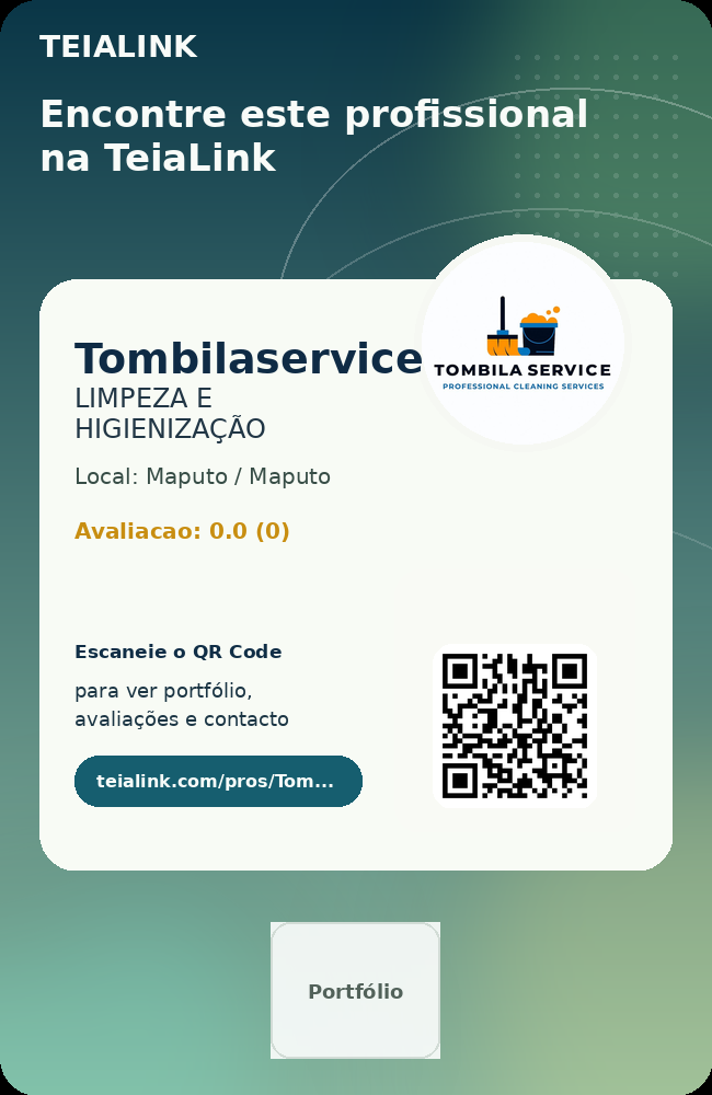 Cartão frente de Tombilaservice