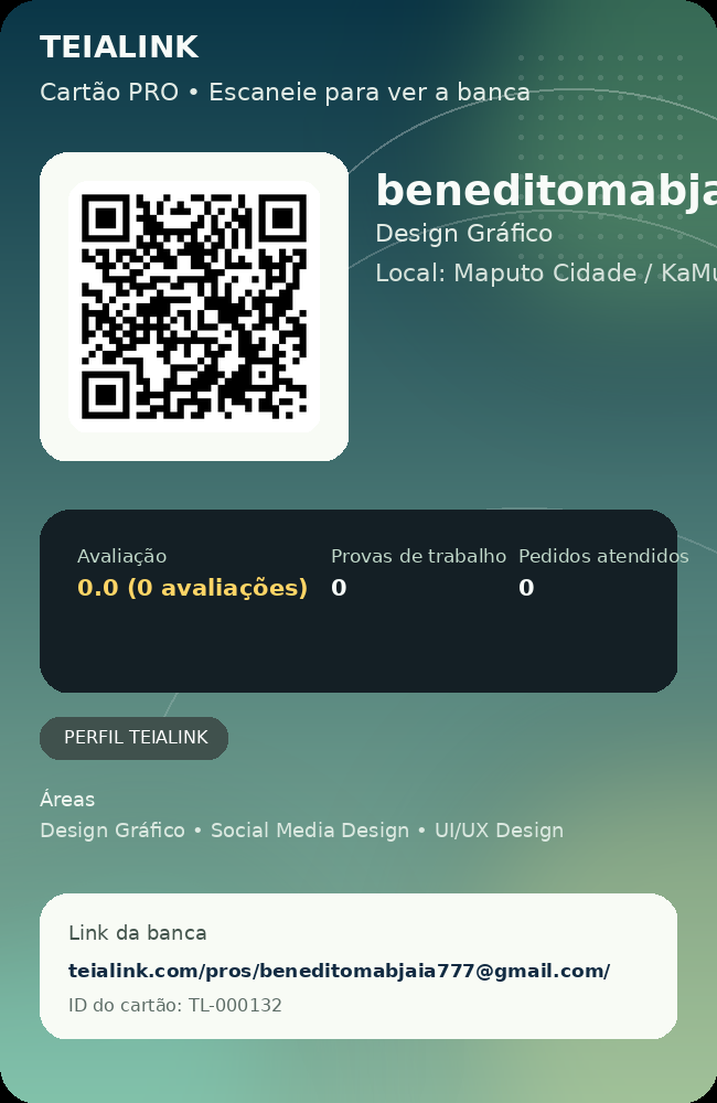 Cartão verso de beneditomabjaia777@gmail.com